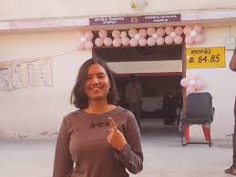 “Shraddha from Anuppur arrived to cast her vote from London.